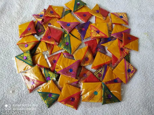 Haldi kumkum pouches 25 nos