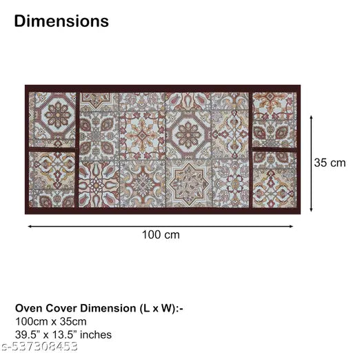 Krishna E premium quality water proof Fabric 1 pec of Microwave Oven Cover  - Set of 1 Pec