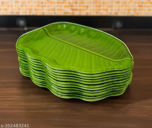 Inpro Serve Snacks in Style with our Designer Melamine Serving Platter Set of 12 - Small Plates | Quarter Plates |Perfect for Dinner Parties and Entertaining!