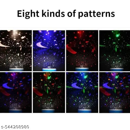Star Master Moon Night Light Lamp Projector with Colors and 360 Degree Moon Star pack of 1