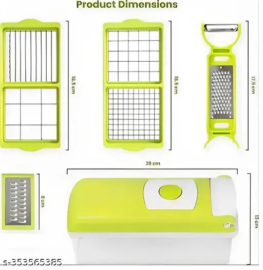 Kitch Queen Tradlink 12 in 1 Vegetable Chopper , Nicer Dicer, Slicer, Cutter, Chopper