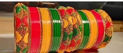 Premium quality multicolor chooda bangle,multi chooda