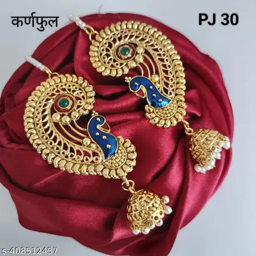 Peacock Style Ear Cuff Premium Quality