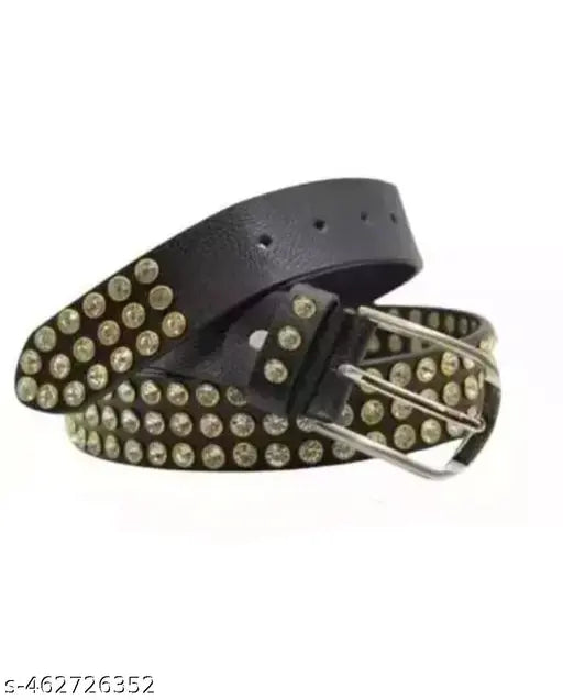 Styles Modern diamond stone belts for men