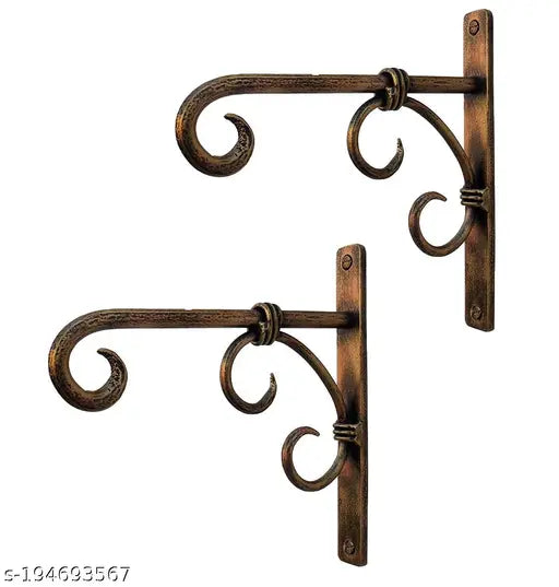 Environs Wall Hanging Plant Hook for Planters Lanterns Bird Feeders Wind Chimes Hanging Baskets Ornaments String Lights Indoor Outdoor Balcony Outdoor Hanging Brackets