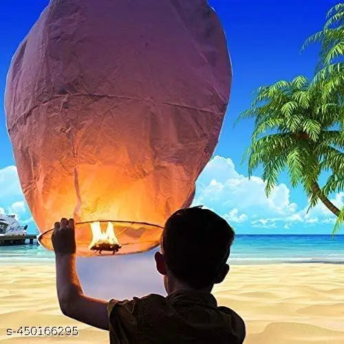 LIFE BETTER® 10 Pack Chinese Lanterns to Release in Heaven, Multi-Colored Flying Lanterns Paper Lantern Hanging Paper Lanterns Wish Lantern Memorial for Celebrations of Family.