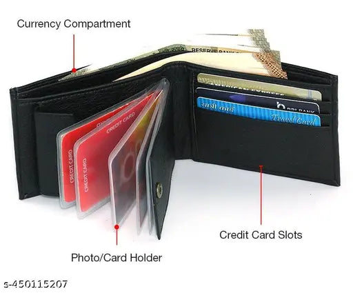 VINSAGE Casual  Wallet for Mens Bifold