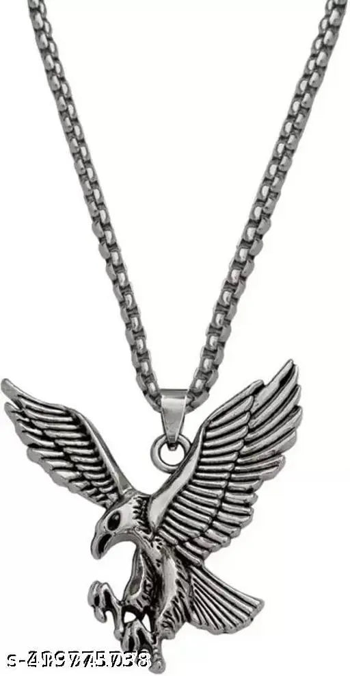 Eagle Chain Pendant For Men And Boy Silver