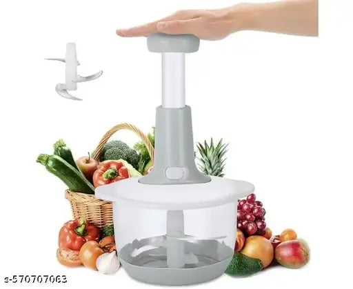 Unique Manual Choppers & Chippers 650ml with 3 baldes