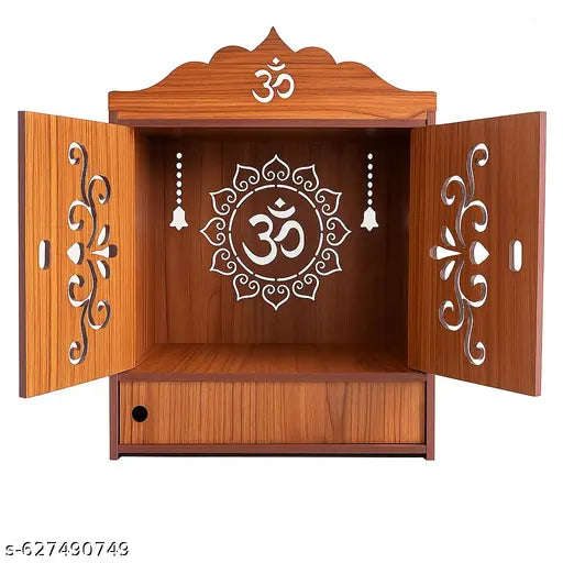 Wooden Pooja Mandir for Home/Temple for Home and Office/Puja Mandir/Puja Stand/Pooja