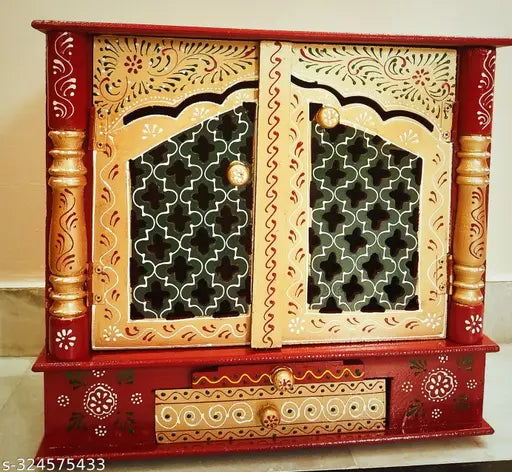Wall mount wall hanging door wooden home and office Big size temple
