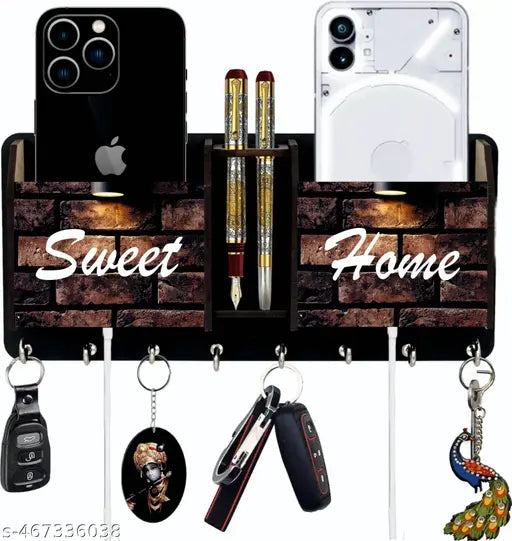 Shashank wooden two box sweet home key holder