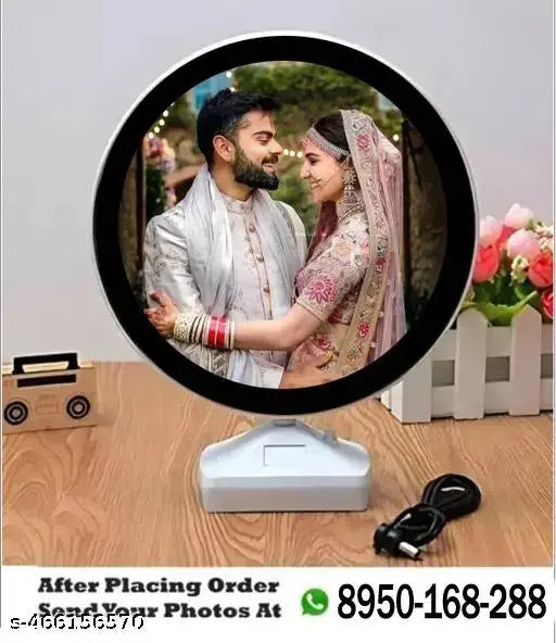 Magic Mirror Photo Frames with Light Photos
