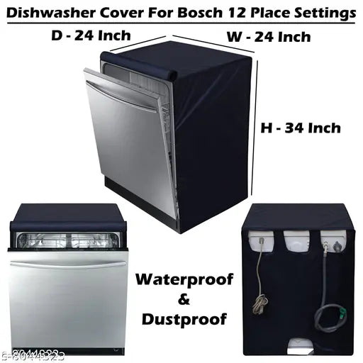 Glassiano Dishwasher Cover Waterproof & Dustproof Dishwasher Cover Suitable for BOSCH