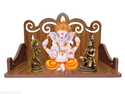 stastore Wooden Singhasan Temple.Wall Hanging and Table Top