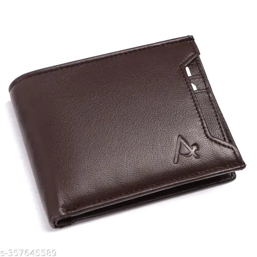 ABOOST RFID Protected 100% Genuine Leather Wallet For Men | Leather Wallet For Men's | Wallets Branded | Wallets For Men (Brown) , Pure Leather wallet | Purse For Men | Men's Wallet