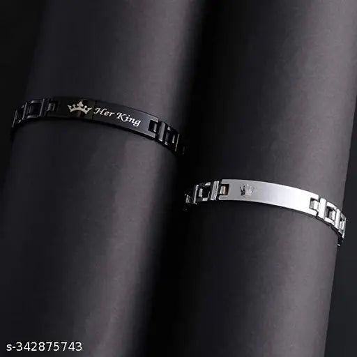 Couple Bracelets | King Queen Bracelets | Gifts For Couples | Fashion Wear Bracelets | Bracelets For Men | Women Bracelets