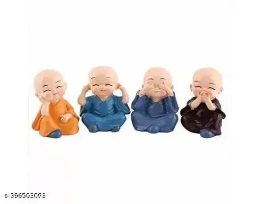Monk 4pcs set Decorative Showpiece