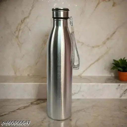 Hurrio  Souls Stainless Steel Water Bottle, 1000 ml, Siller| Leak Proof | Office Bottle | Gym Bottle | Home | Kitchen | Hiking | Treking Bottle | Travel Bottle