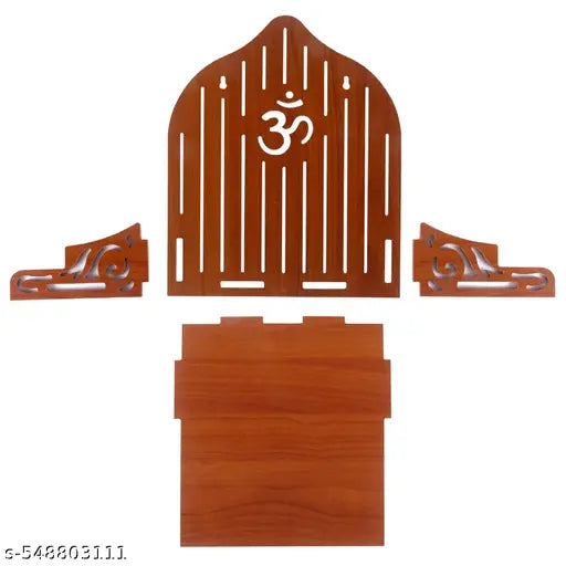 Handcrafted wooden home decorative temple