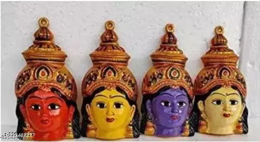 Om Fashion Nava Durga Faces (7 inches)