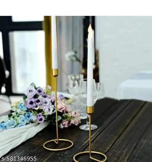 Big bull handicrafts unique style iron candle stand for combo pack of