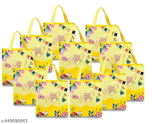 12pcs Return Gift Bags for Kids Birthday Party, Thankyou Gift Bags, 12pcs Birthday Return Gifts Party Favor Return Gift Navratri Gift Bags for Kanya Thankyou Gift Bags for parties festivals