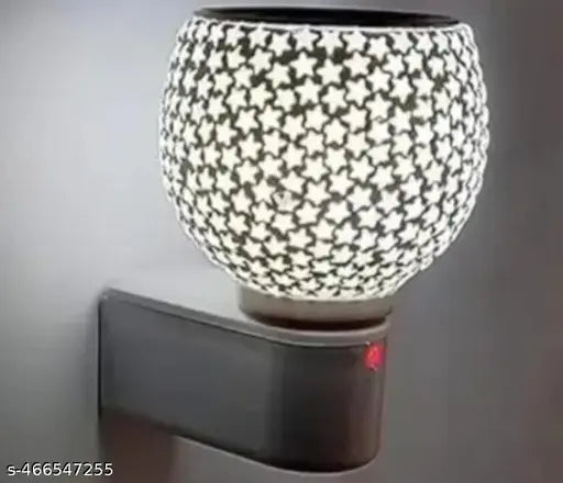 Kapoordani Oil Diffuser With On Off Switch To Toggle For Burner & Lamp Glass, Plastic, Steel Incense Holder Set