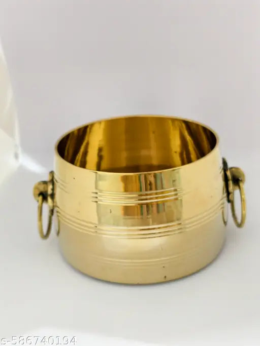 Pooja Kalash for Pooja Room Decor | Brass Naazhi  | Traditional Brass Kalash for Religious Rituals