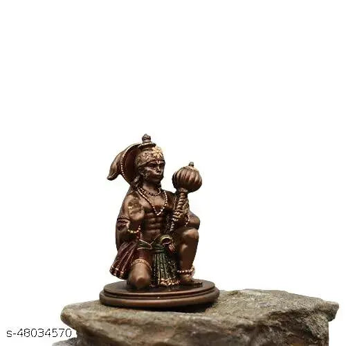 Lord Bronze/Copper Hanuman Ji murti for Pooja Room I Hanuman Statue I Home Temple Decoration Items I Hanumn ji murti I Bronze god Idols
