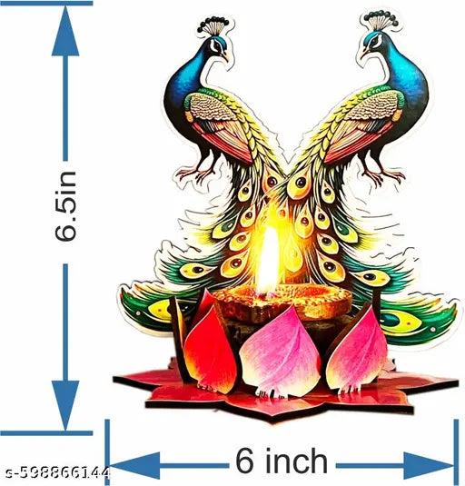Laxmi Mata, Mayur Diya Stand, Gajantlaxmi Combo