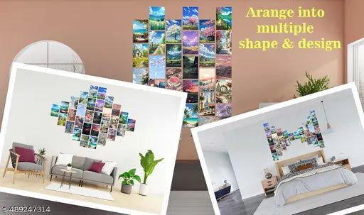 Paradise Supply Premium Aesthetic Wall Collage Kit – 30 Prints (A6, 300 GSM)