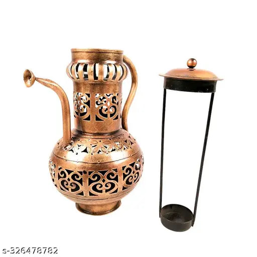 Surahi T-light Candle Holder|Incense Burner Unique Showpiece