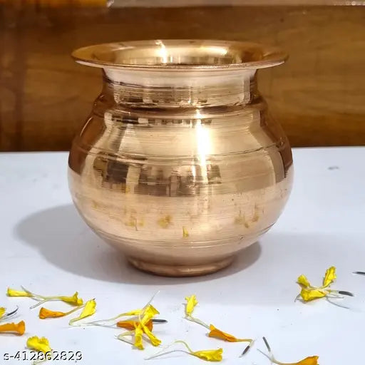 Divine Bazaar Copper Kalash for Puja