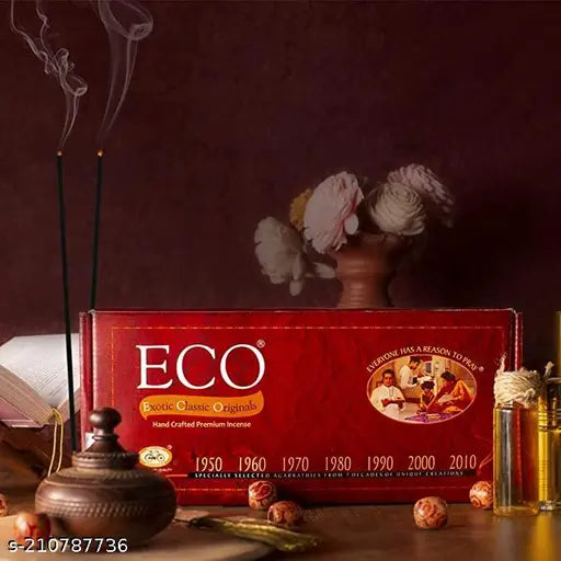 Cycle Pure ECO Classic Handcrafted Incense Sticks - Pack of 2 (100 sticks each)