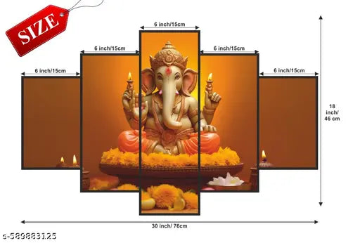 Lord Ganesh Ji Painting For Home Décor
