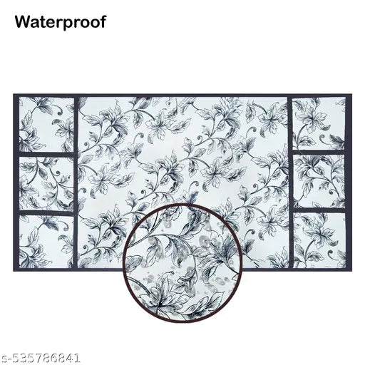 Krishna E premium quality water proof Fabric Fridge Cover with 1 pec Oven Cover,Water proof Fabric, Set of 2 pec