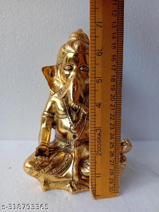 HINDU Lord GANESHA Statue Figurine - Puja Worship - GANPATI (2555)