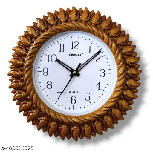 WALL CLOCK YELLOW SUNKH PREMIUM 10 INCH Wall Clocks