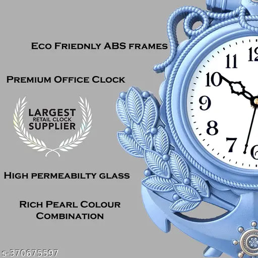 Dev laxmi craft Stylish Wall Clock for Home & Office, Modern Design Decorative Wall Clock Designer Wall Clock for Living Room Elegant Look