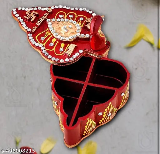 Handmade tilak chopda. Haldi kumkum box. Peacock Shape Roli/Kumkum-Chawal-Akshat-Haldi Wooden Chopda/Box for Gift and Pooja.  tilak chopda for mandir. Kumkum box. Tilak box. Sindoordani.  Sindoor box. Wooden sindoor dani. Sindoor haldi box.  Fancy sindoor