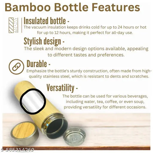 Bamboo Water Bottle