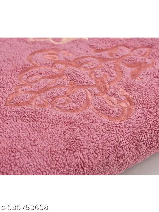 650 GSM 100% Cotton Bath Towel with Embroidery
