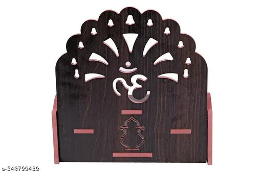 Handcrafted wooden home decorative temple