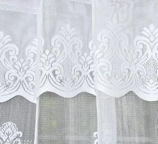 BIGGER FISH Curtain | Darkening Curtains | Drapes for Bedroom | Net Frill Curtain | Pack of 2 |
