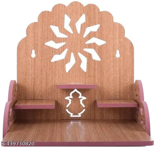 Kiyan Traders Artisan-Made Wooden Shrine for Spiritual Reverence and Decorative Sophistication 38