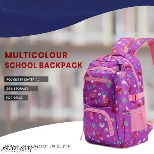 Stylish(38liter)backpack for girls& women ,bag is waterproof and imported fabric used in our bags,this schoolbag