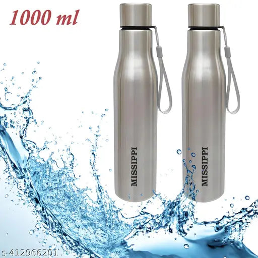 Missippi stainless steel Rope water bottle pack of 2