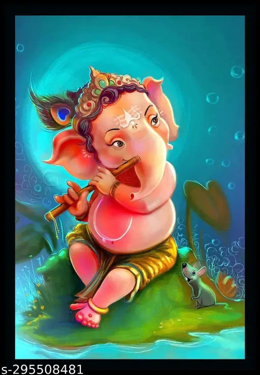Ganesh Ji photo frame,Spiritual Photo Frame for Wall