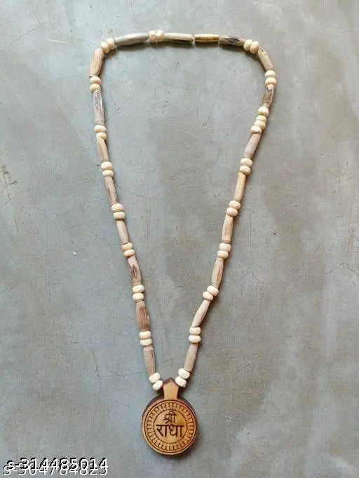 Original Tulsi Kanthi Mala With Radha Wood Pendal For Men And Women , 100% Pure Tulsi Beads Kanthi Mala Wood Chain Puja ArticlesName: Original Tulsi Kanthi Mala With Radha Wood Pendal For Men And Women , 100% Pure Tulsi Beads Kanthi Mala Wood Chain Puja A